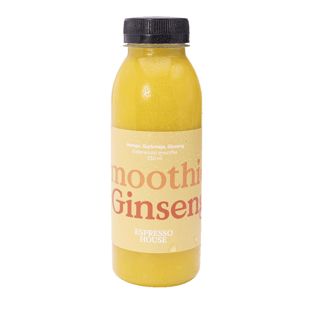 Burk med smoothie och ginseng från Espresso house Burk med smoothie och ginseng från Espresso house