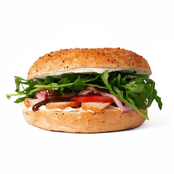 BBQ Chicken Bagel